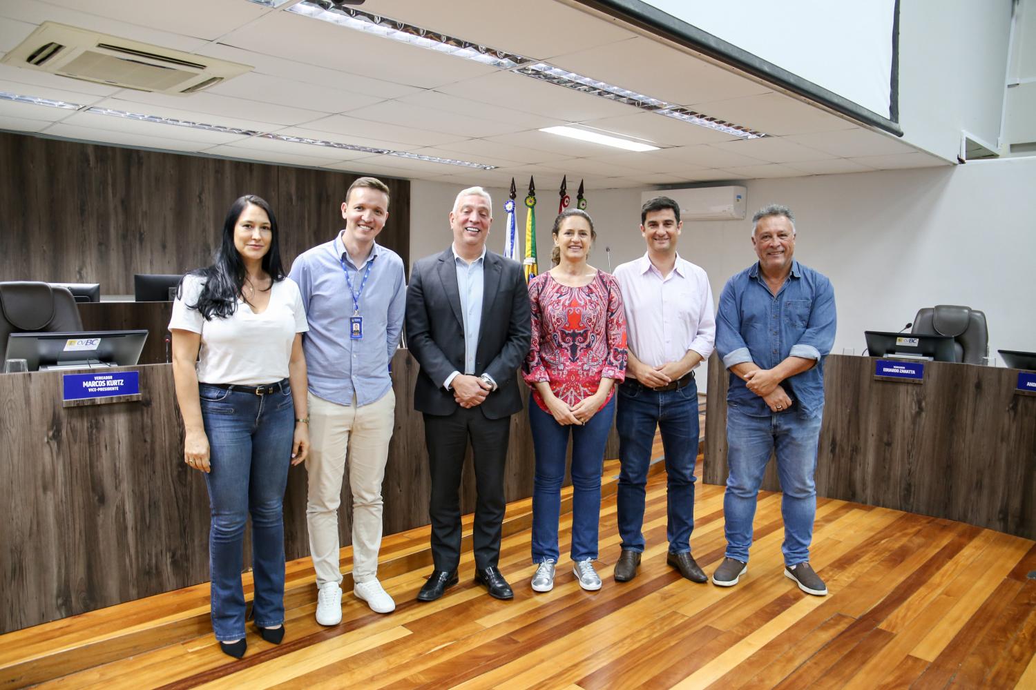 Escola do Legislativo de Balneário Camboriú recebe presidente da ABEL