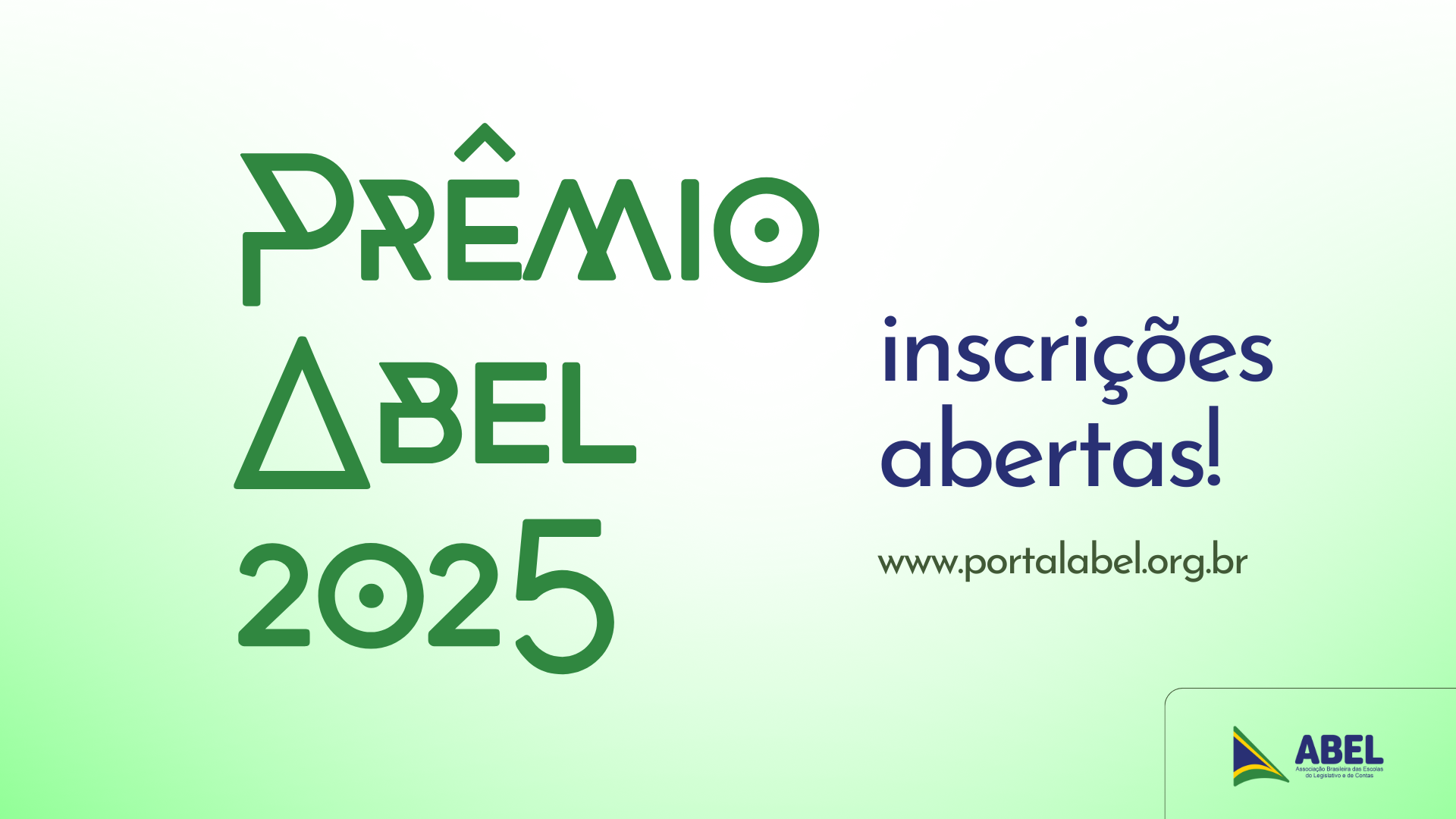 Prêmio Abel 2025 abre inscrições para reconhecer iniciativas de educação legislativa