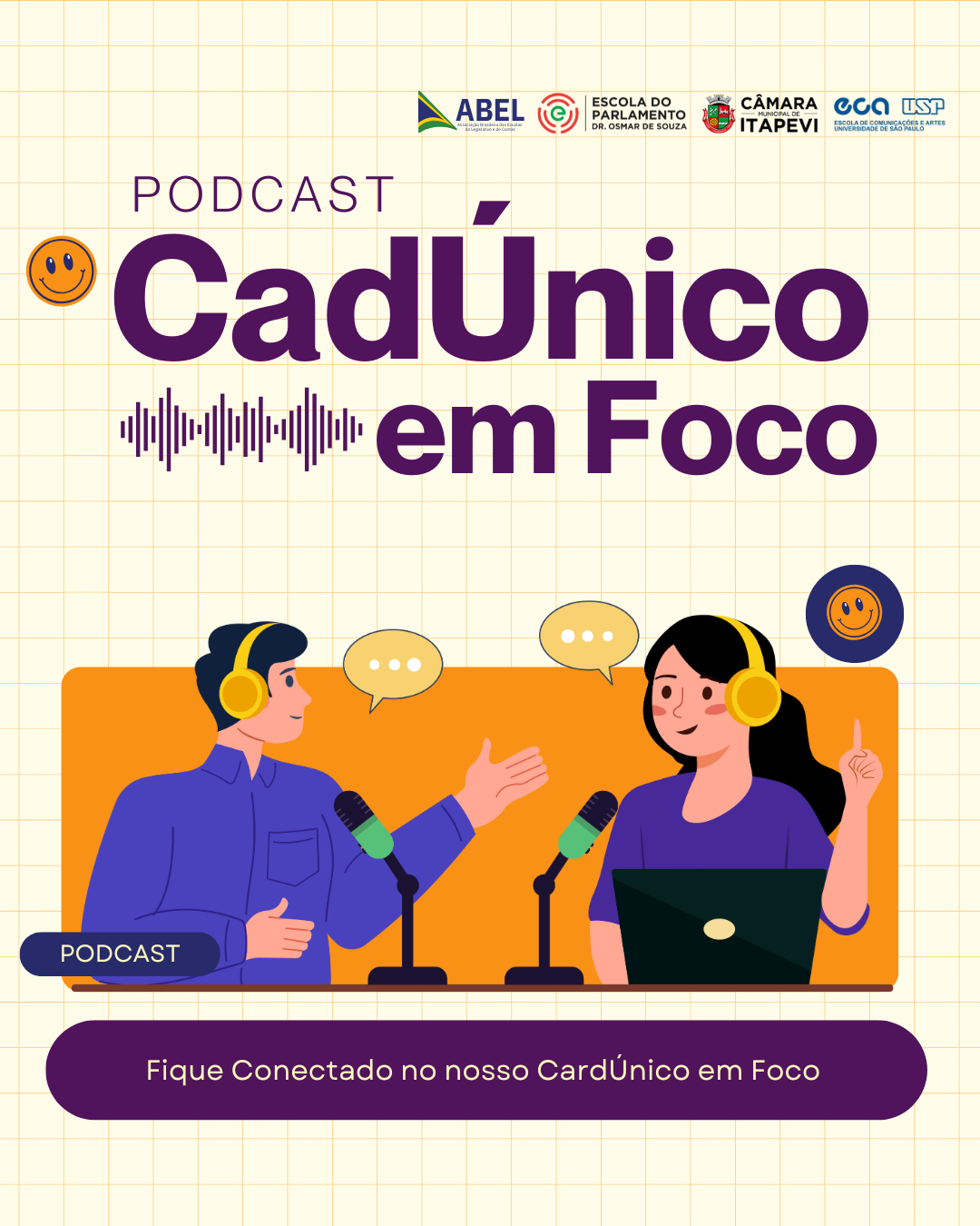ABEL apoia podcast “CadÚnico em Foco” e fortalece a comunicação pública sobre o Cadastro Único