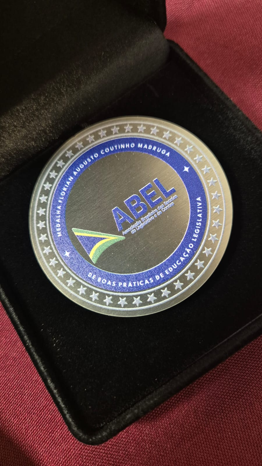 ABEL concede Medalha de Boas Práticas de Educação Legislativa a Florian Madruga