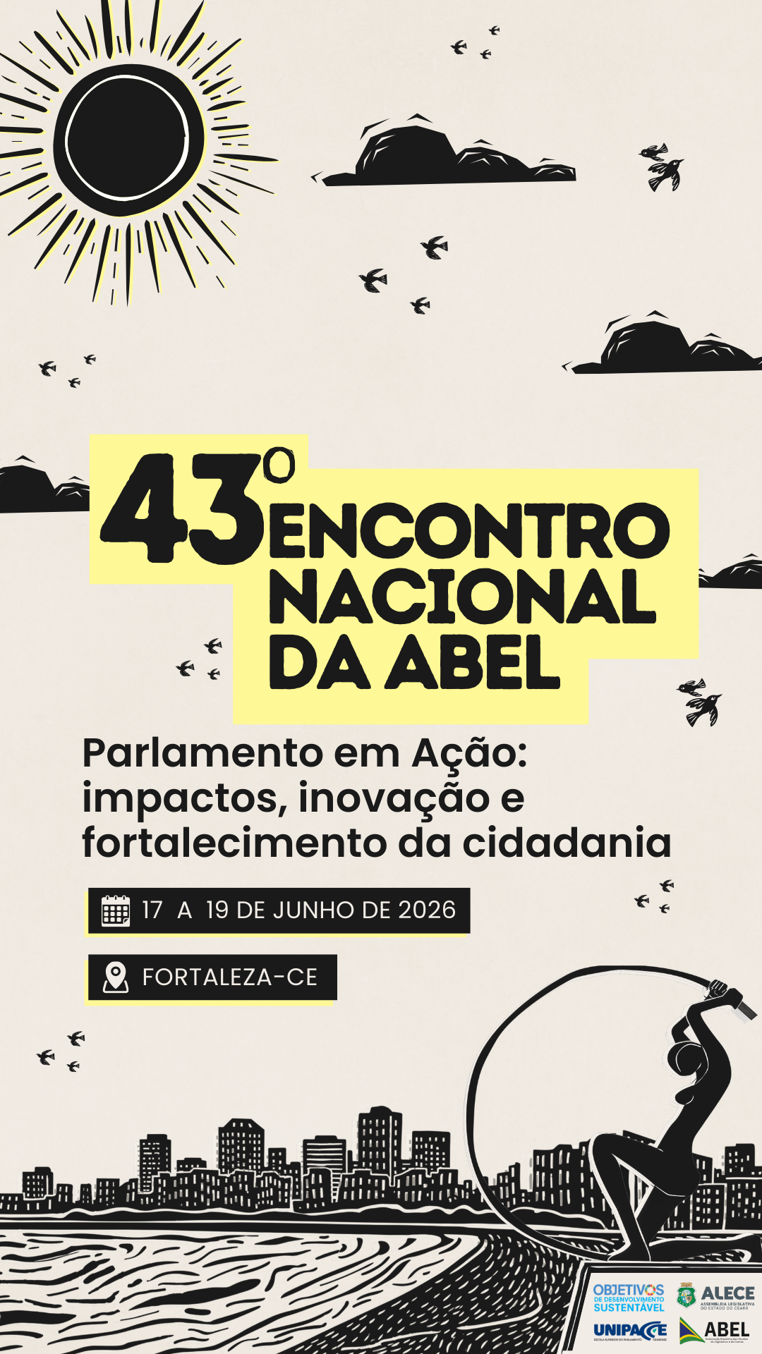 Inscrições abertas para o 43º Encontro Nacional da ABEL