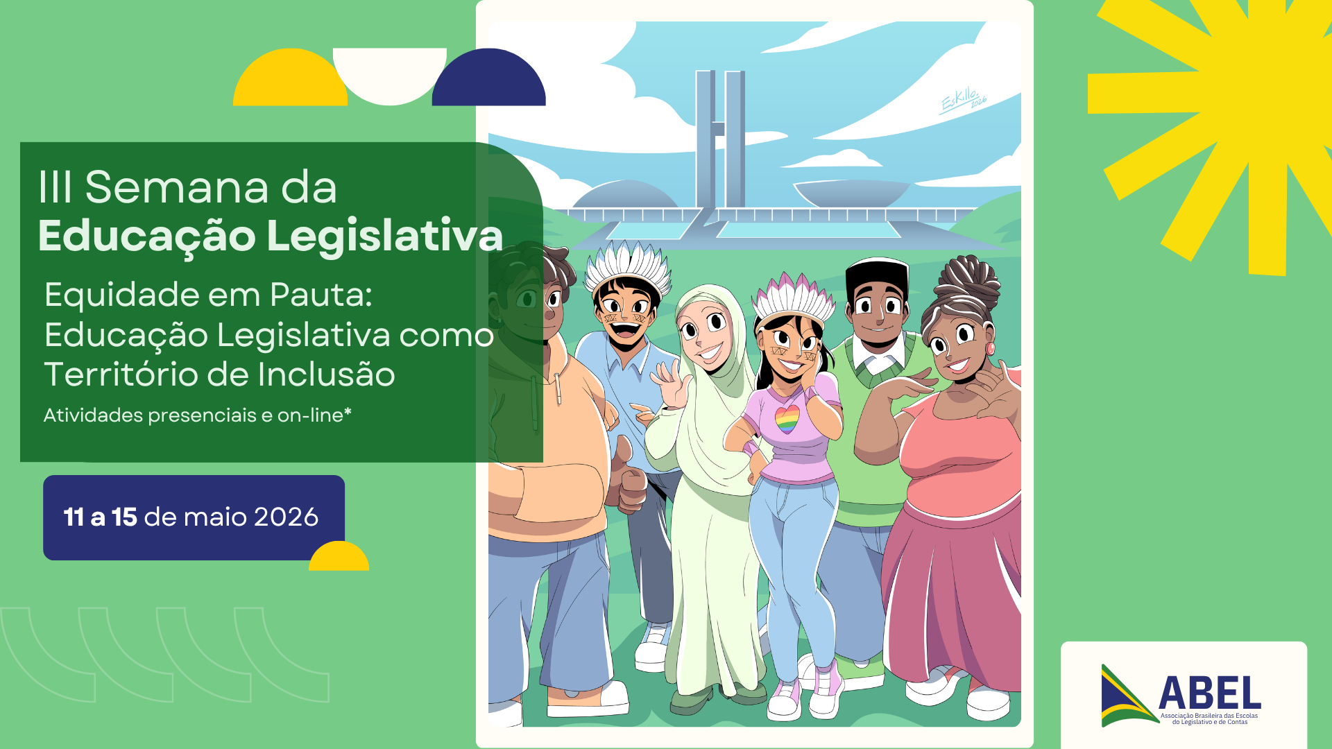 III Semana da Educação Legislativa mobiliza escolas de todo o país para ações de inclusão