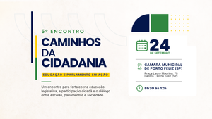 Porto Feliz recebe 5º Encontro Caminhos da Cidadania em setembro