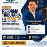 Escola do Legislativo de Itanhaém (SP) realiza palestra sobre Reforma Tributária