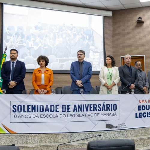 Escola do Legislativo de Marabá celebra 10 anos com solenidade e homenagens