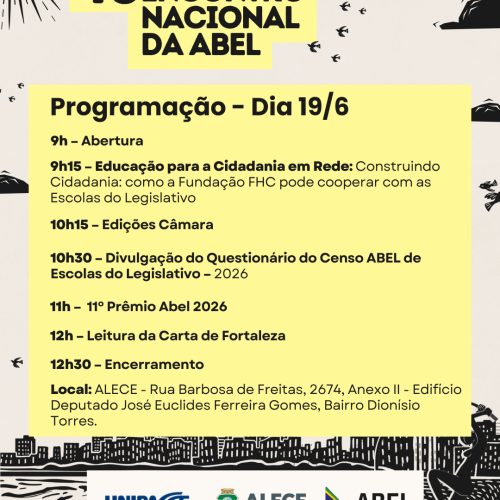Confira a programação do último dia do 43º Encontro Nacional da ABEL