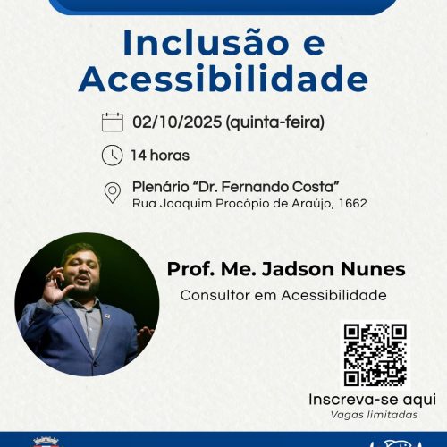 Workshop “Inclusão e Acessibilidade” em Pirassununga (SP)